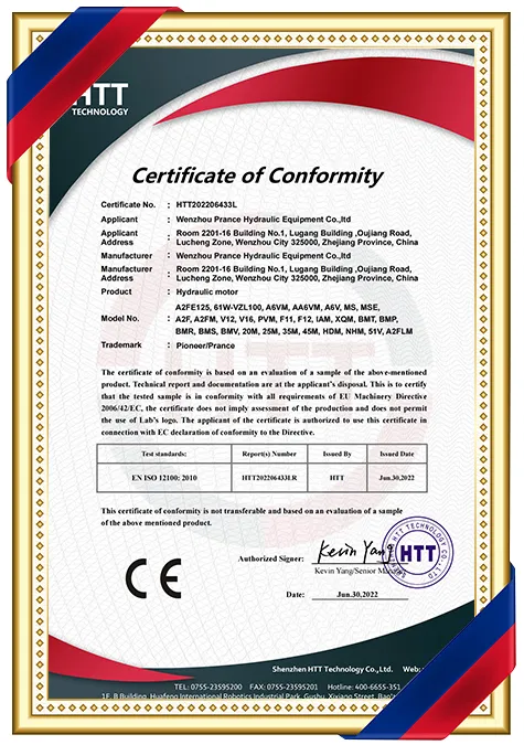 CE-Hydraulic Motor