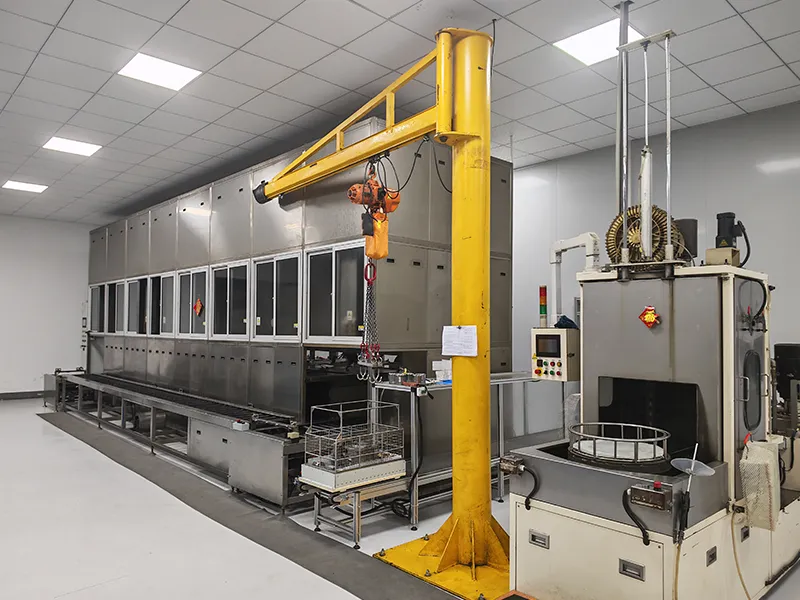 New cleaning line