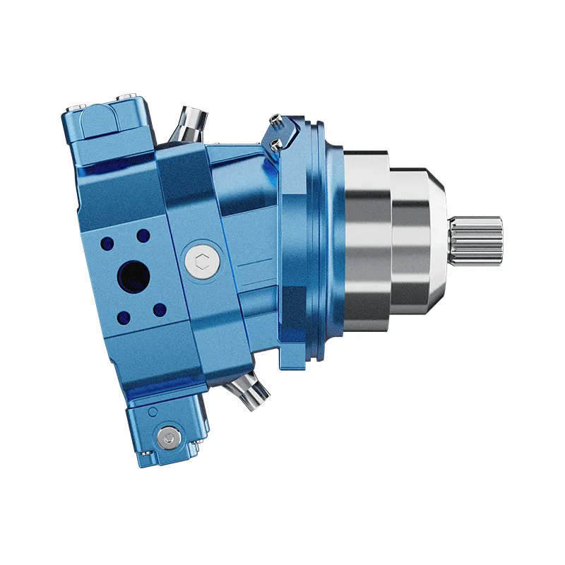A6VE80HA2-10W-VAL020 (6) Hydraulic Bent Fixed Displacement Piston Motor A6VE for Crane