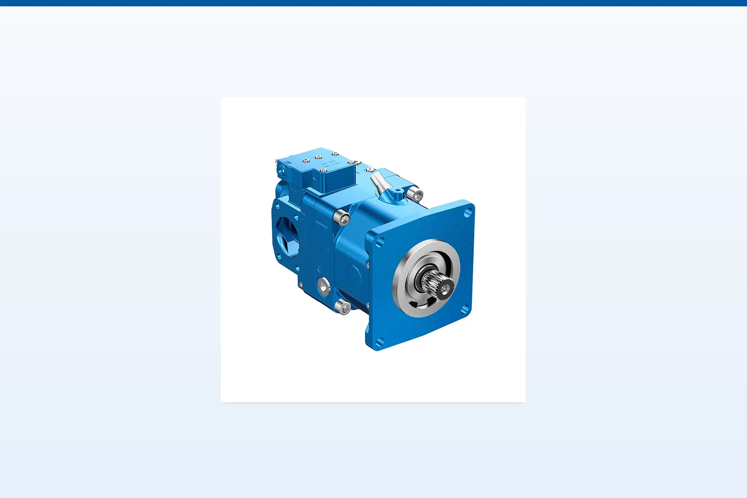 Prance Hydraulic Bent Fixed Displacement Piston pump — illustration (not a product photo)