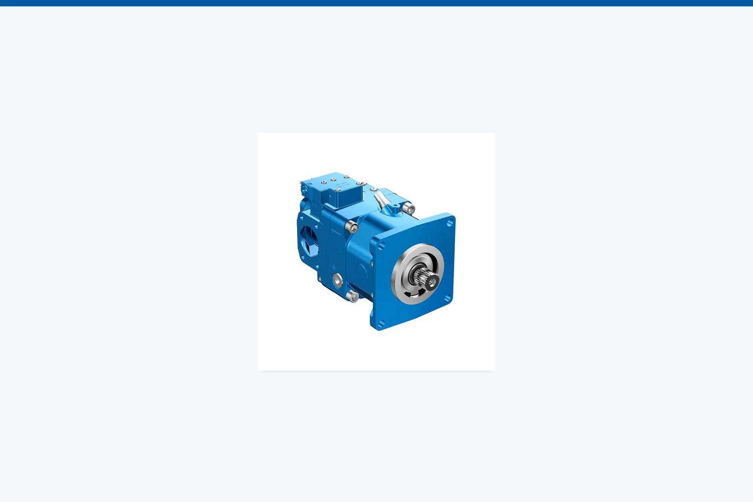 Hydraulic pump product for product recommendation and accumulator review inquiry