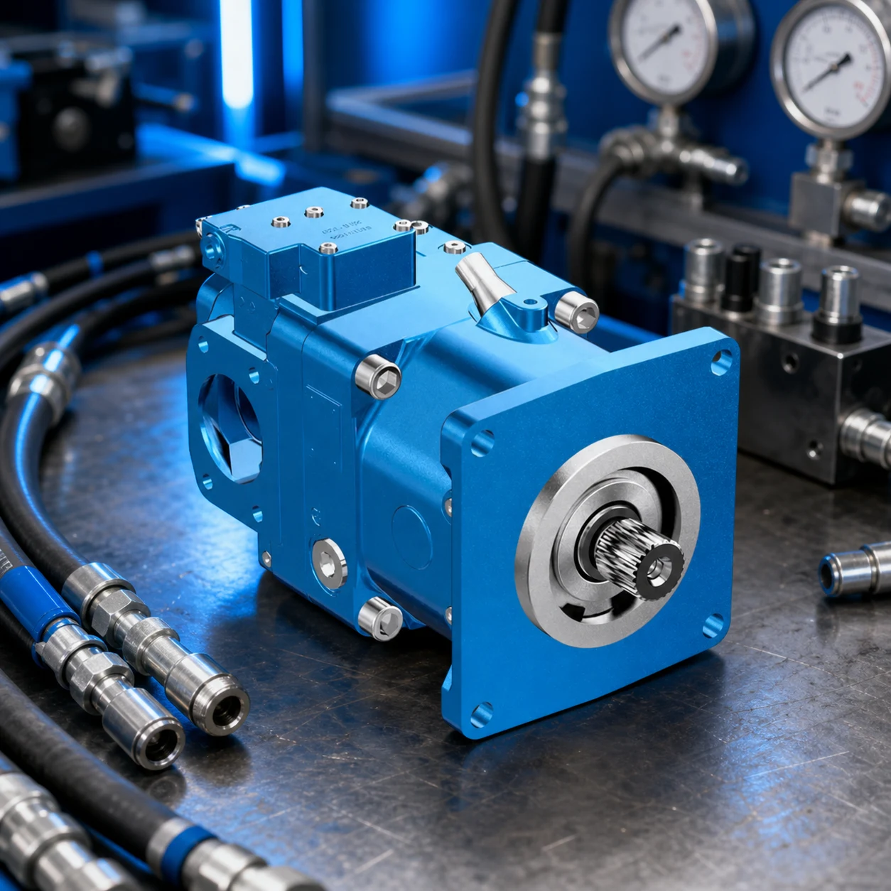 Fixed displacement hydraulic pump for documented RFQ review