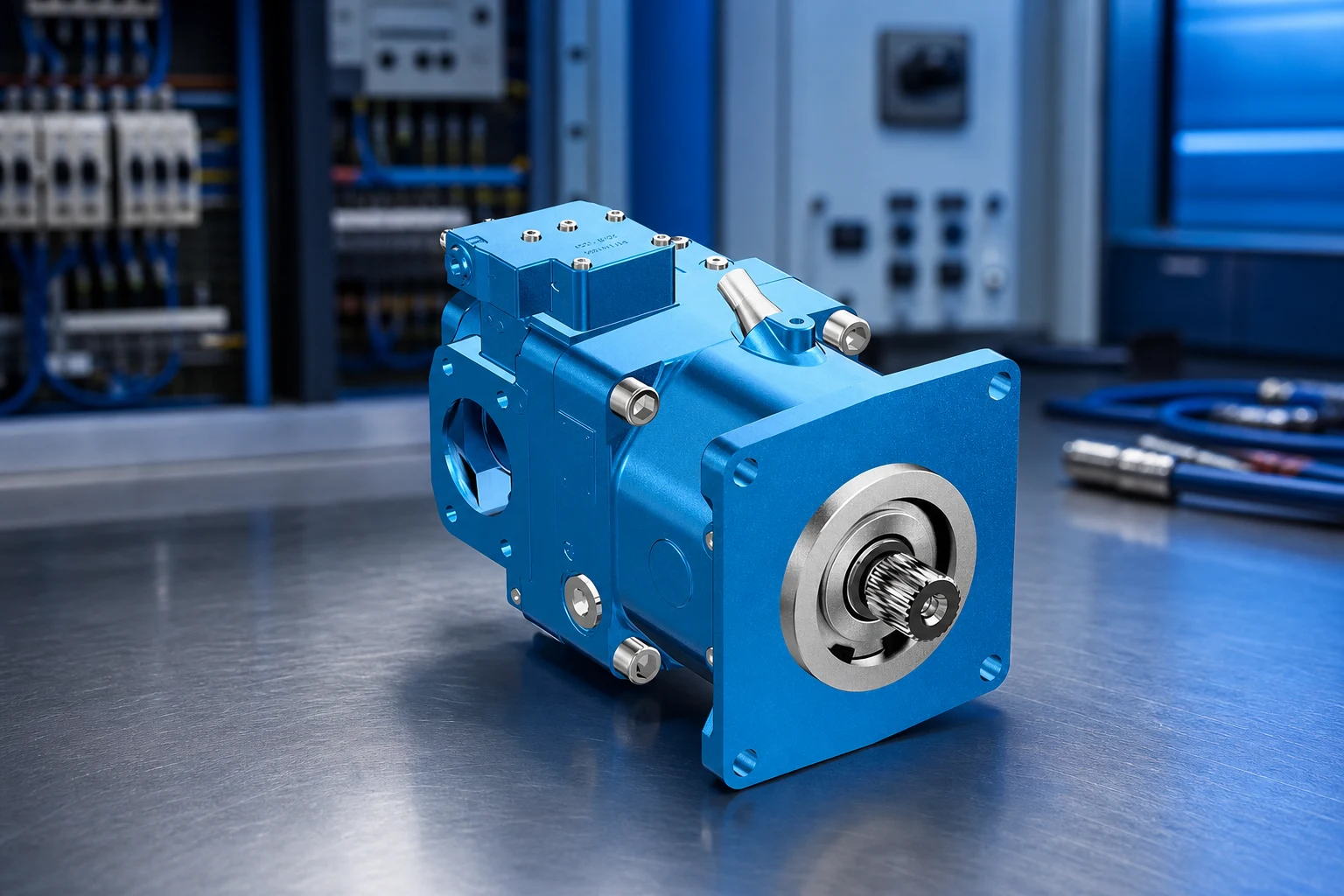 Prance Hydraulic variable — official product photo with illustrative scene background (not a real site photo)