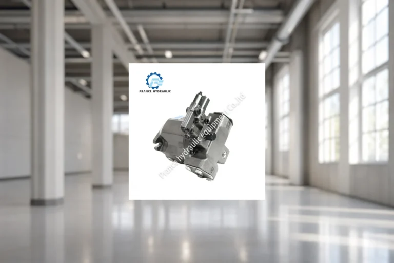 Prance A10VSO variable displacement piston pump on industrial background