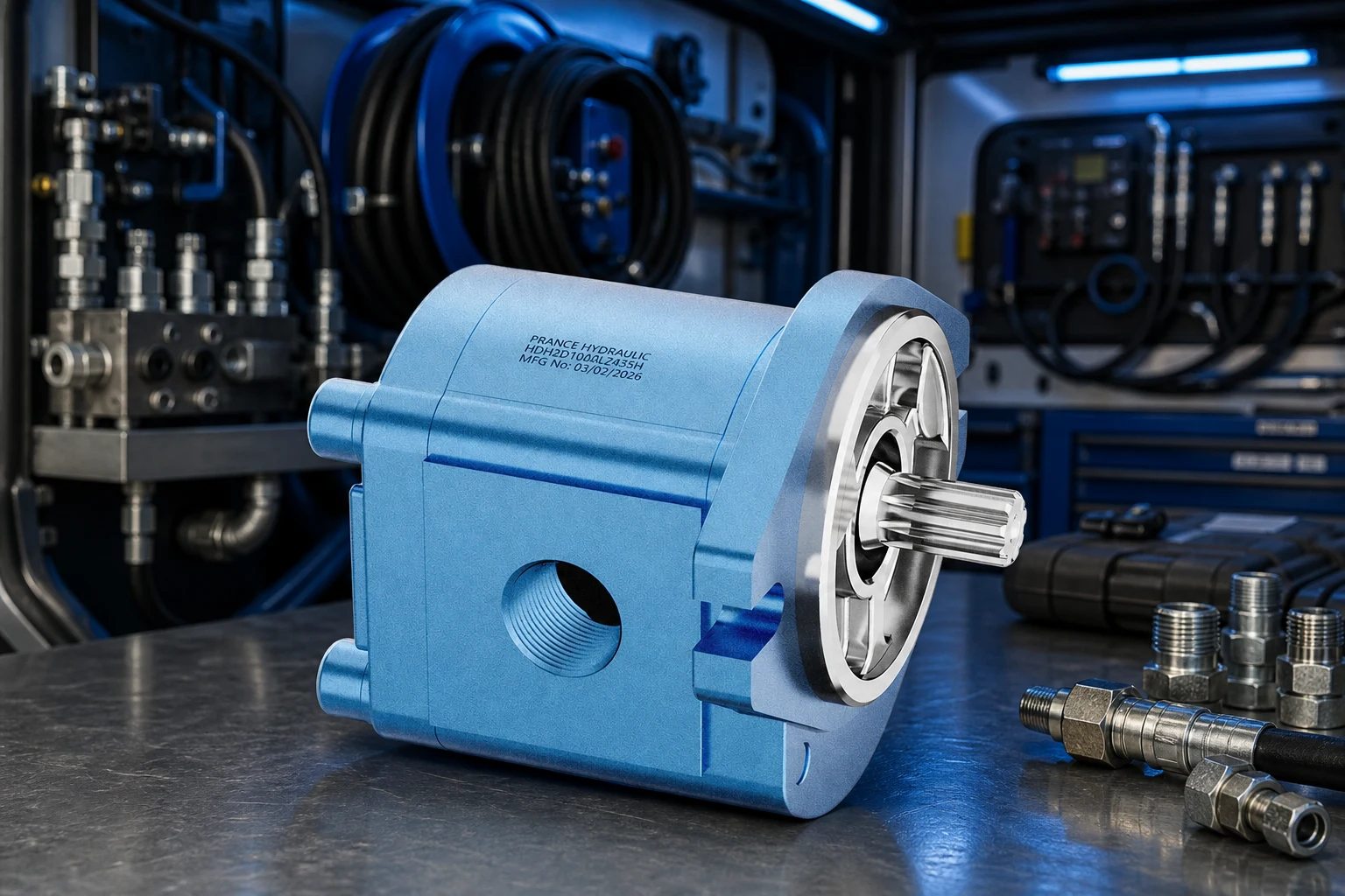 Hydraulic circuit and component interface
