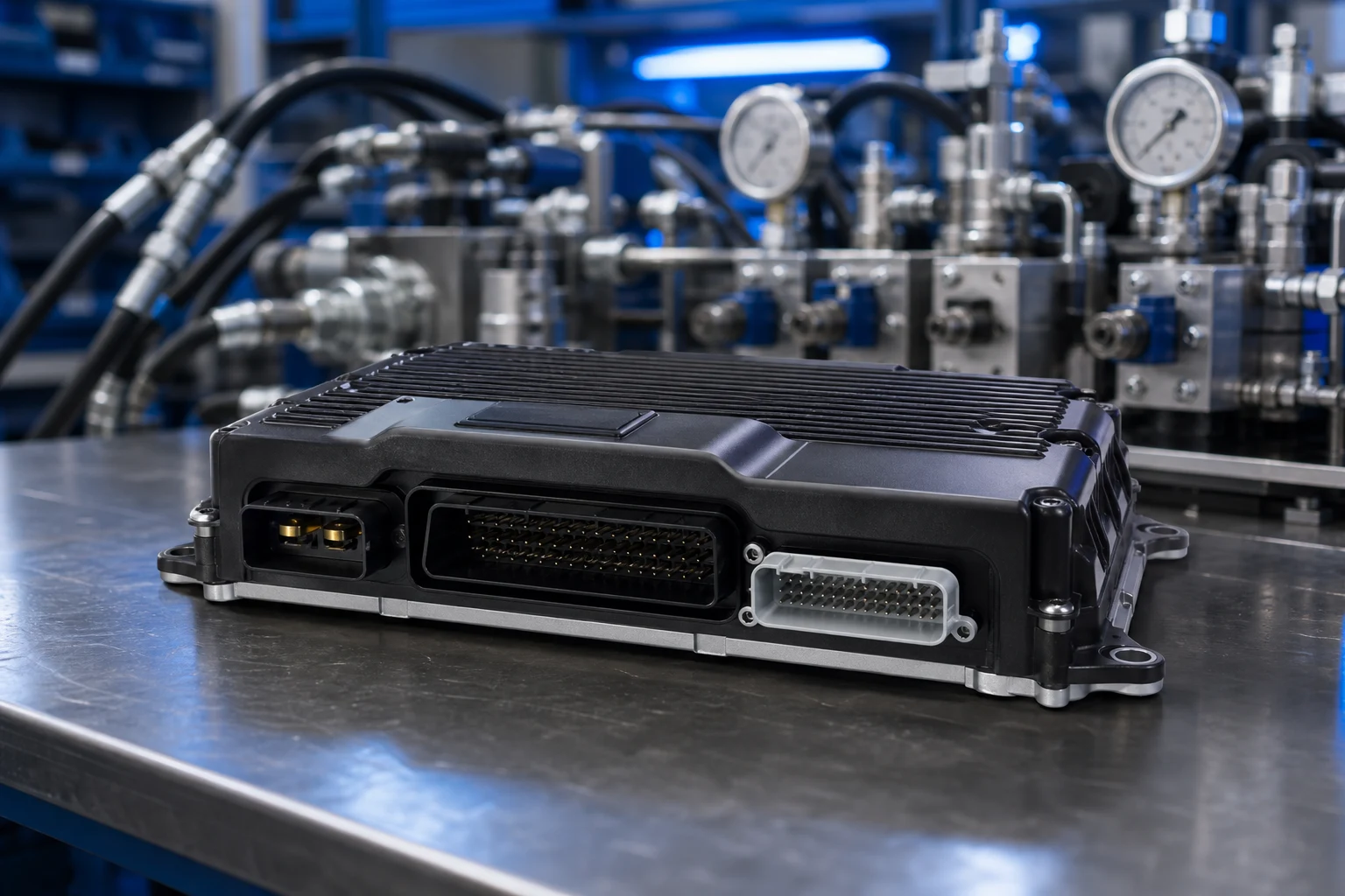 Hydraulic circuit and component interface