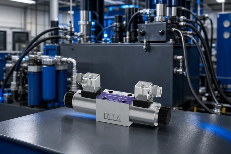 Prance Hydraulic Proportional Valve with Position feedback — illustration (not a product photo)