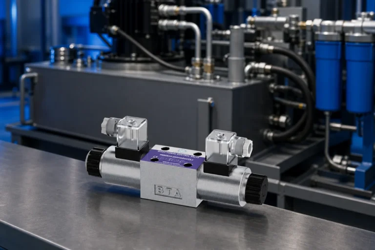 Prance Hydraulic Proportional Valve with Position feedback — illustration (not a product photo)