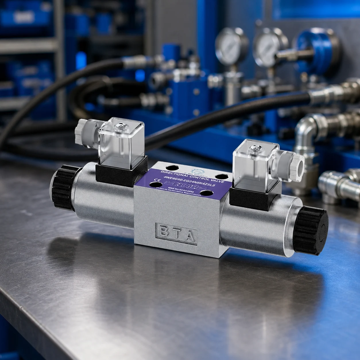 Prance Hydraulic proportional — official product photo with illustrative scene background (not a real site photo)