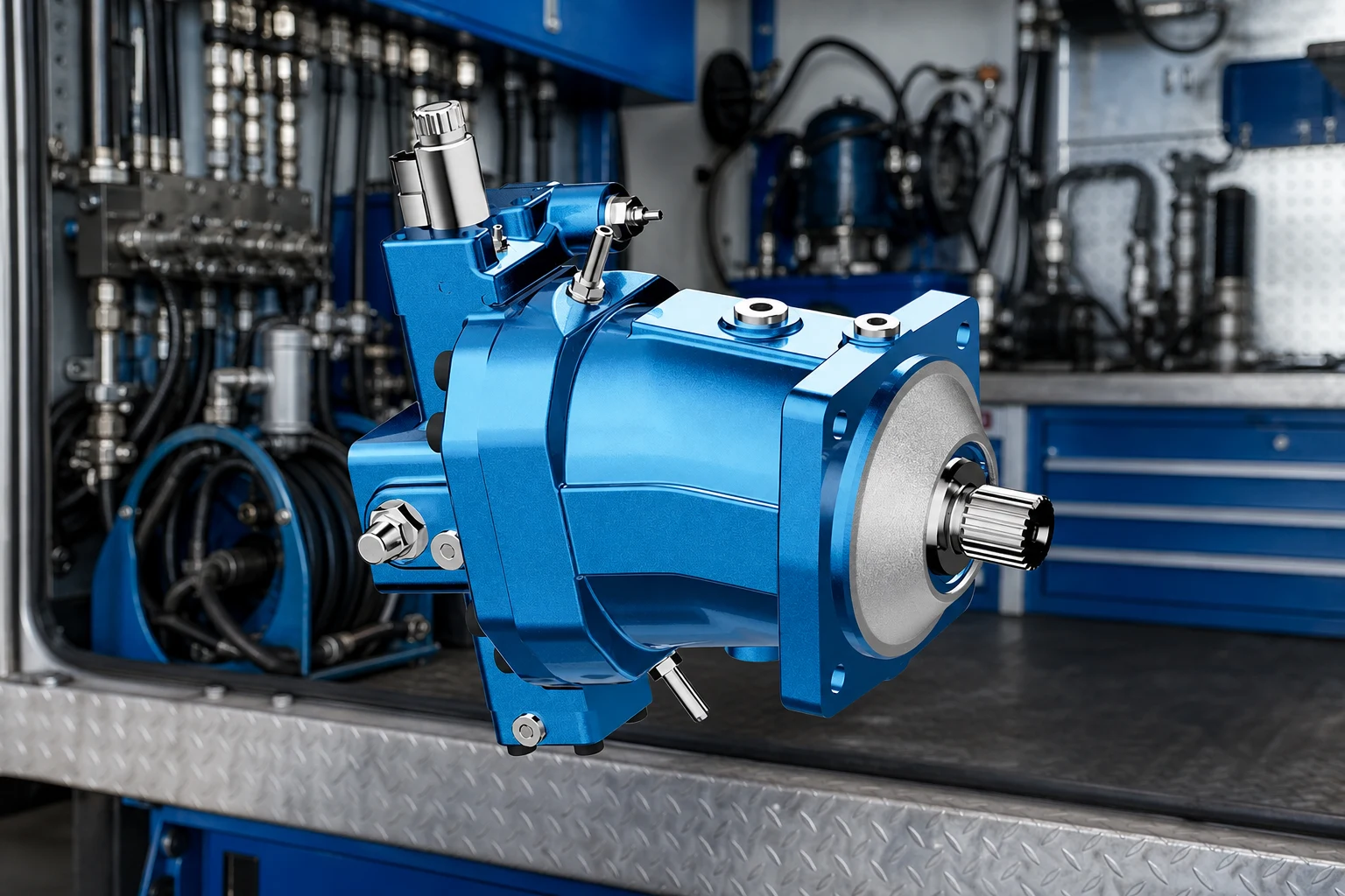 Hydraulic motor system installation