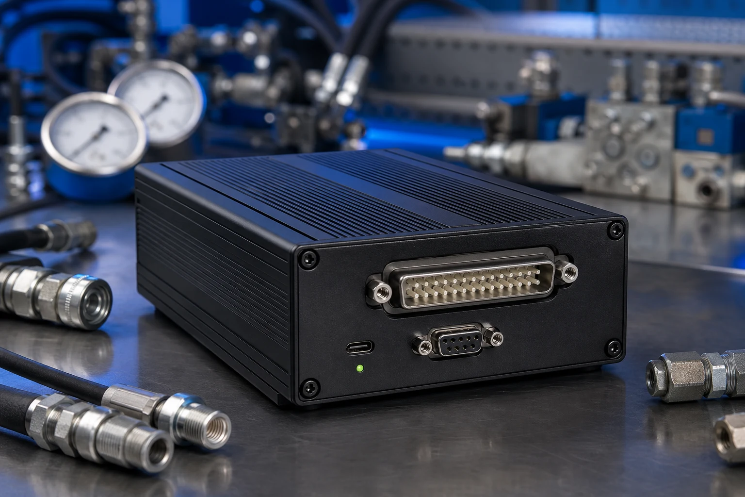 Hydraulic circuit and component interface