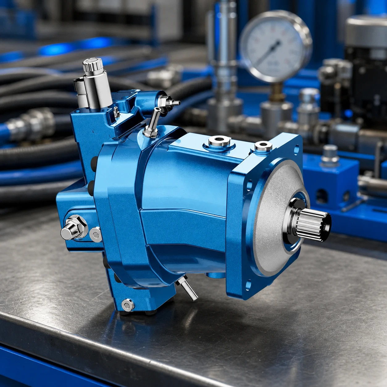 Hydraulic radial piston motor product view