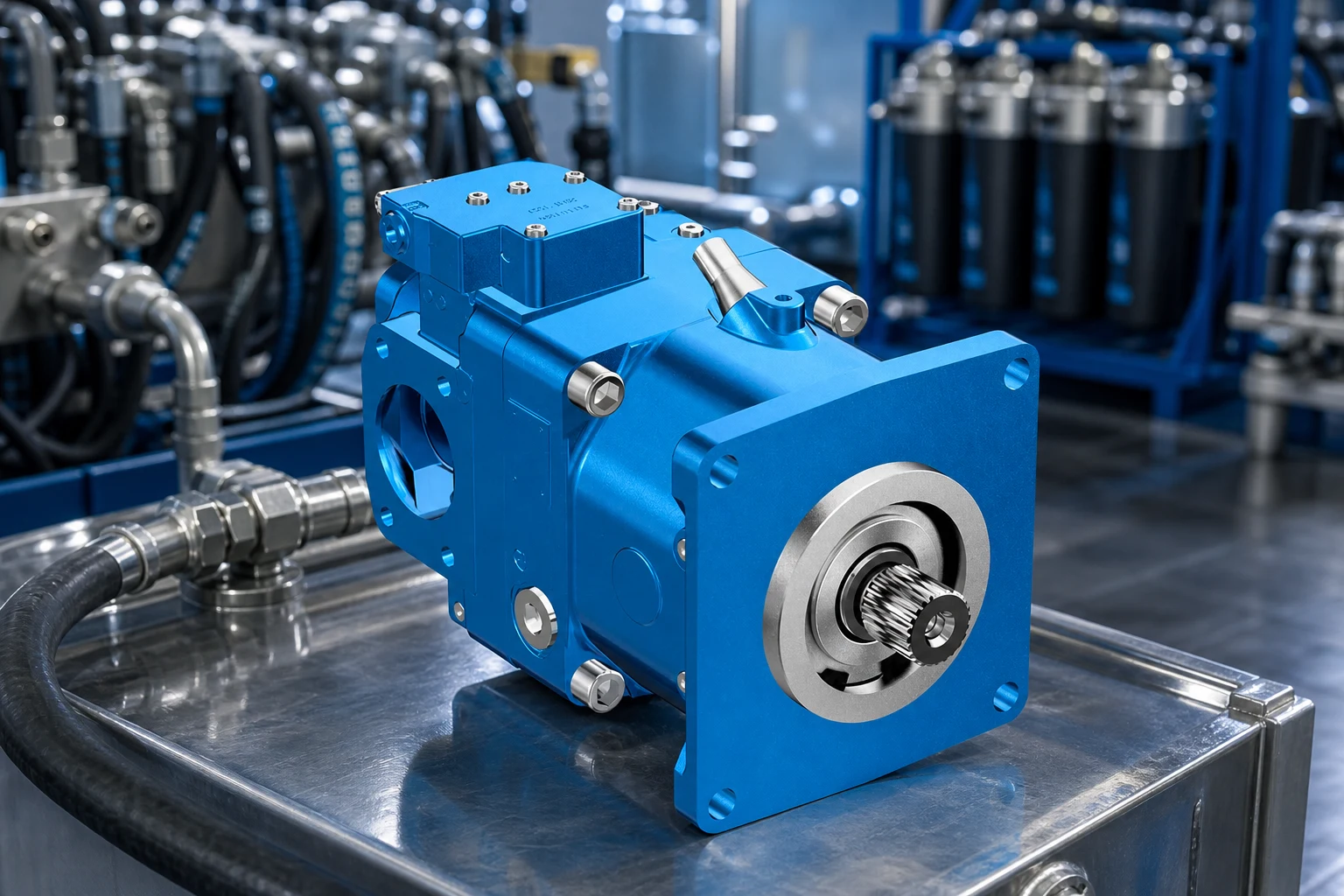 Prance Hydraulic Wheel Orbit Motor — illustration (not a product photo)