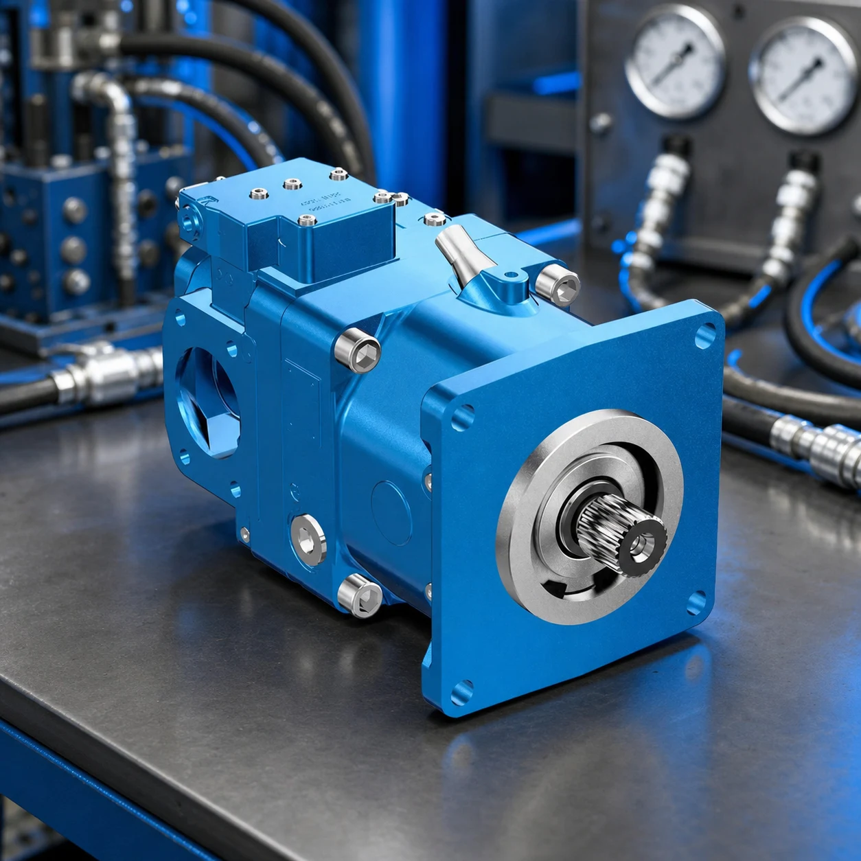 Hydraulic circuit and component interface