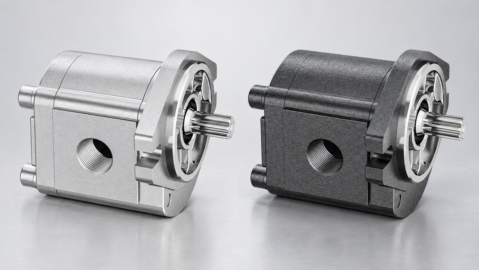 aluminum vs cast iron gear pump Featured technical visual based on a Prance Hydraulic pump