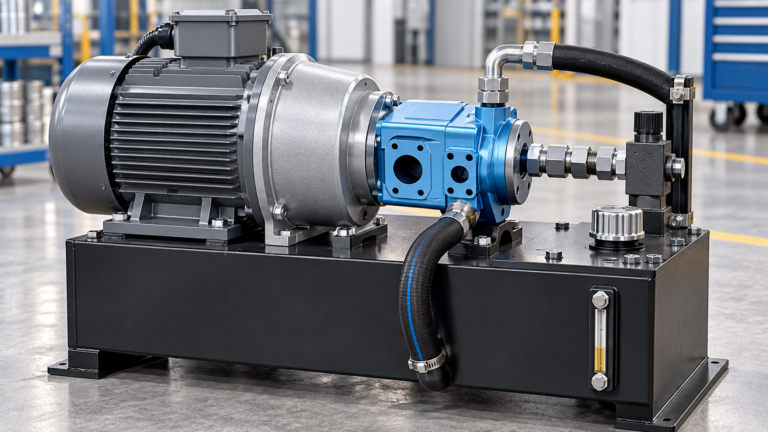 fixed displacement vane pump selection Featured technical visual based on a Prance Hydraulic pump