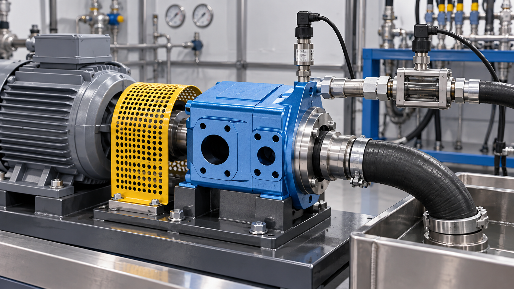 Inspection and measurement for fixed displacement vane pump selection