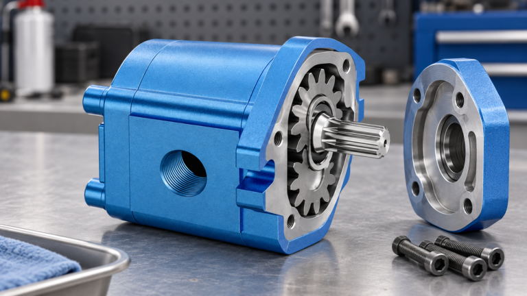 gear pump side clearance Featured technical visual based on a Prance Hydraulic pump