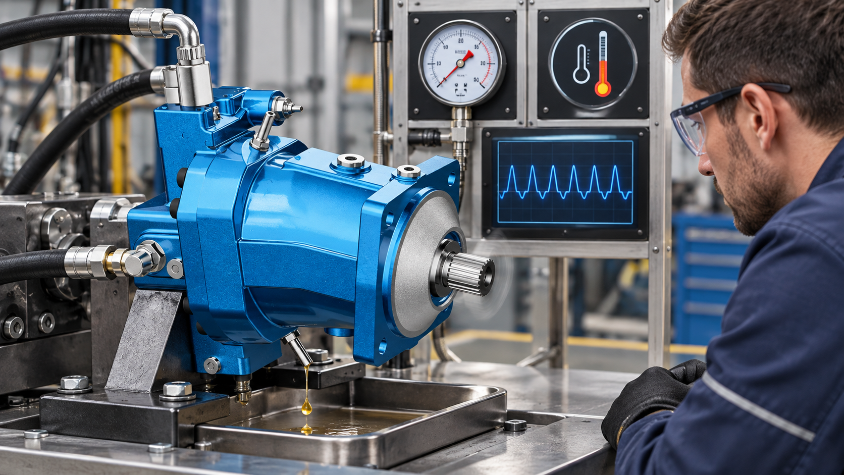 Inspection and measurement for hydraulic motor minimum speed