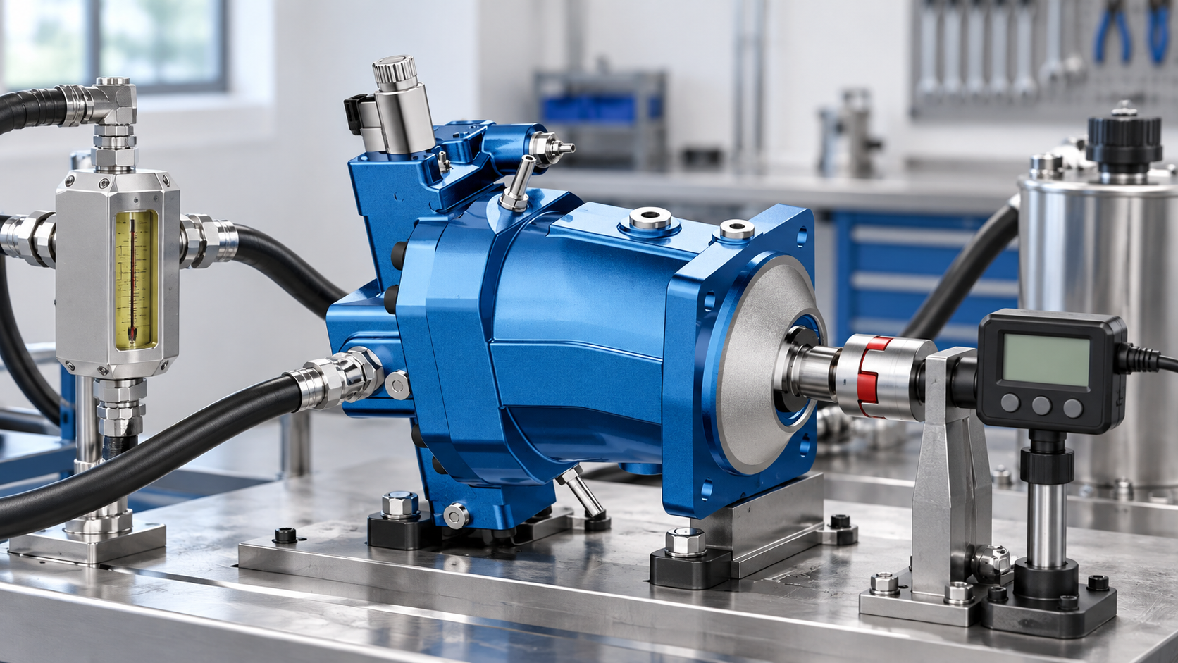 hydraulic motor speed calculation product-based technical view