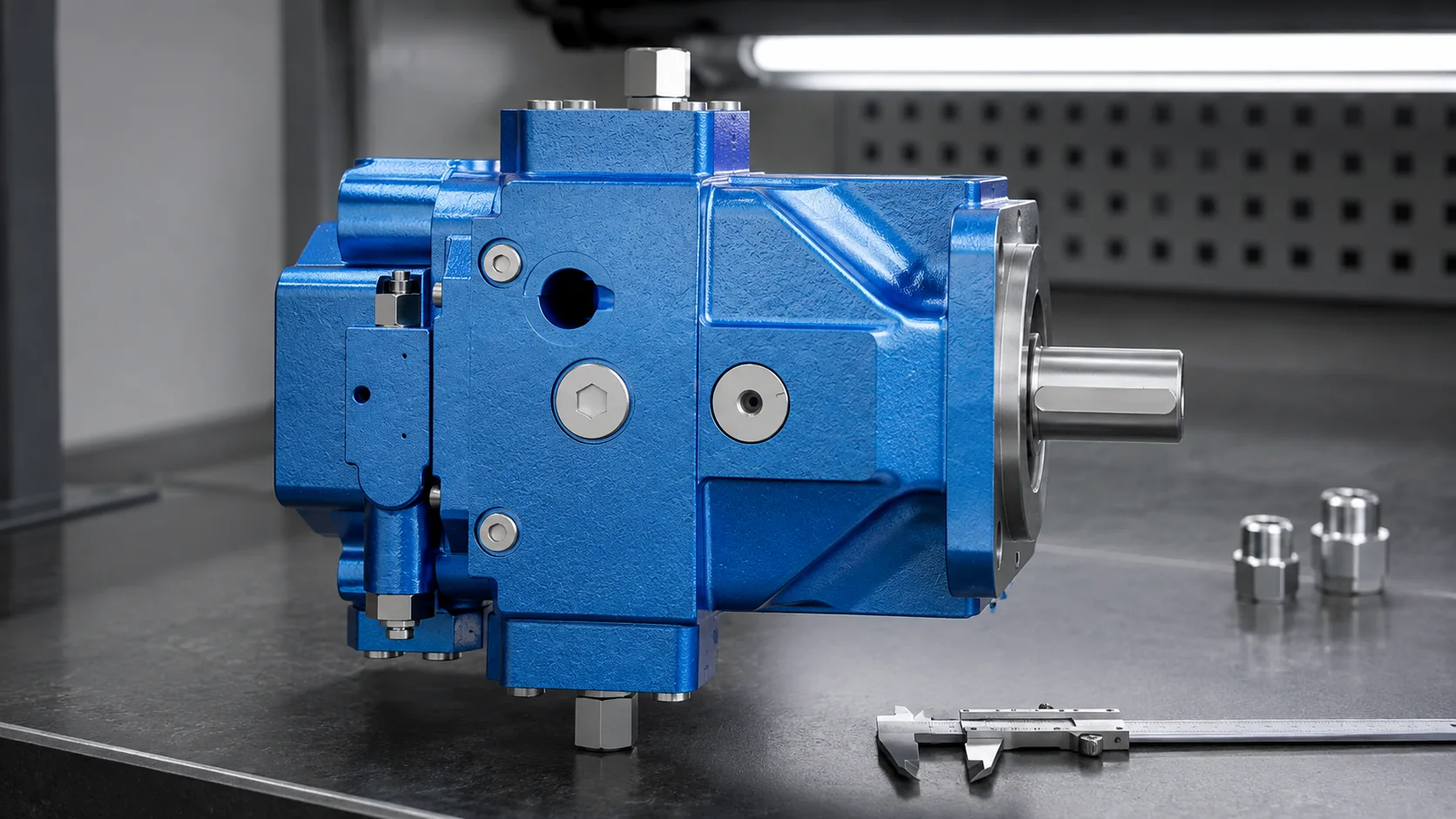Inspection and testing for hydraulic pump destroke testing