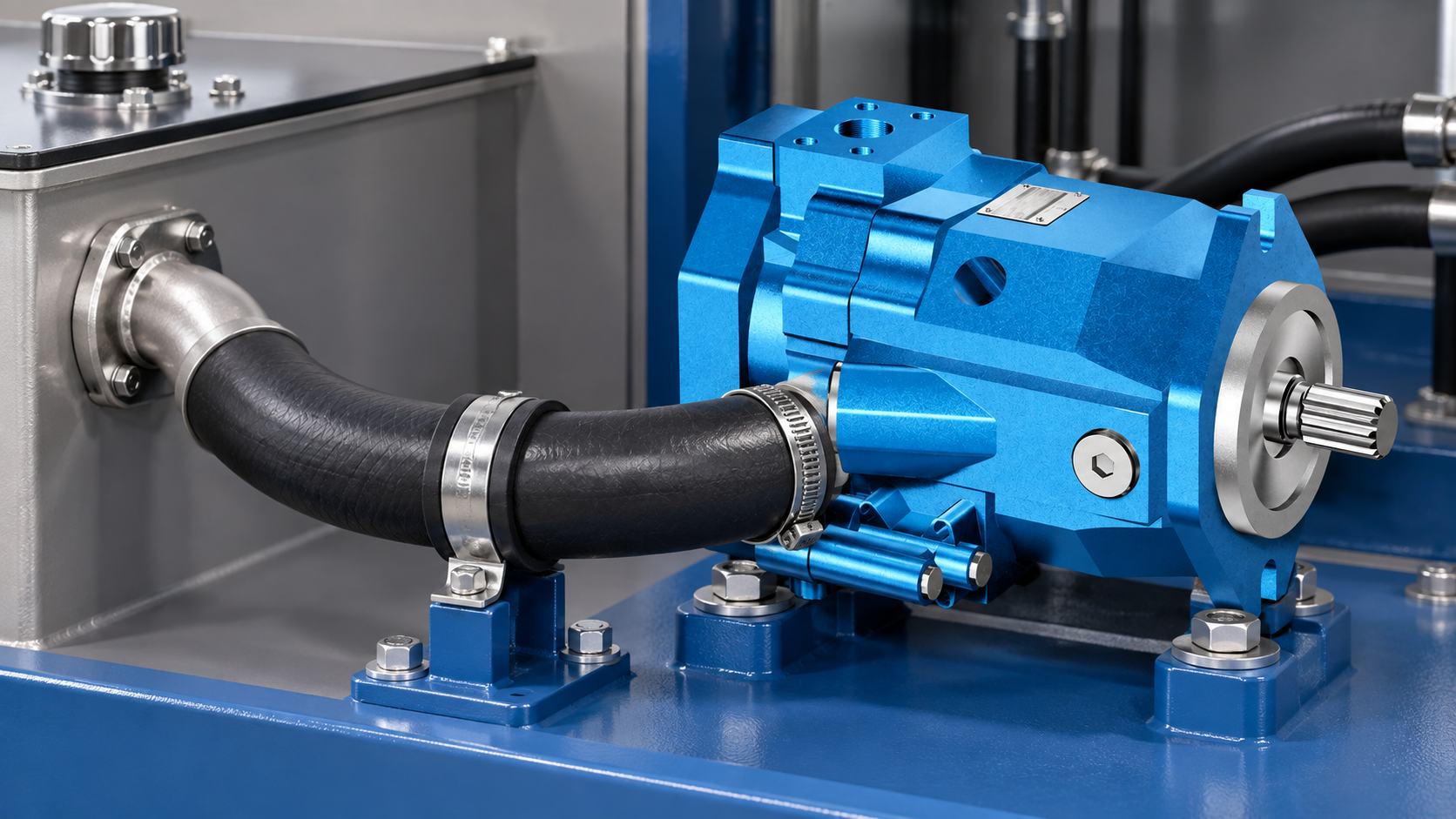 hydraulic pump suction line sizing product-based technical view