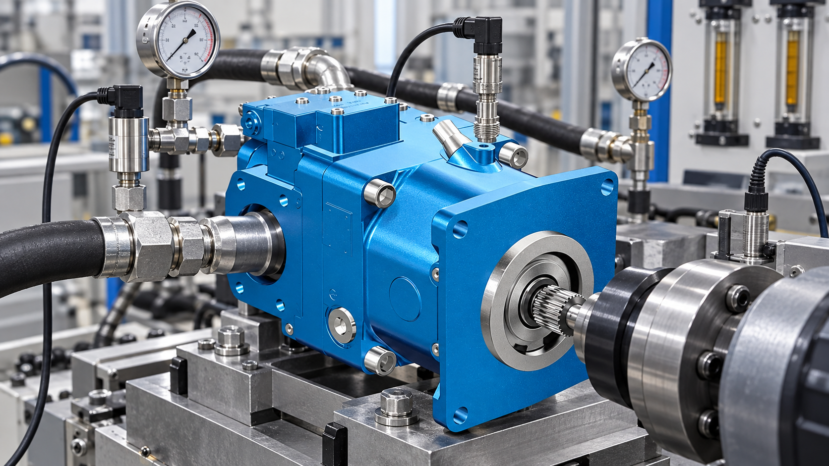 hydraulic pump test report product-based technical view