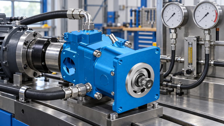 hydraulic pump test report Featured technical visual based on a Prance Hydraulic pump