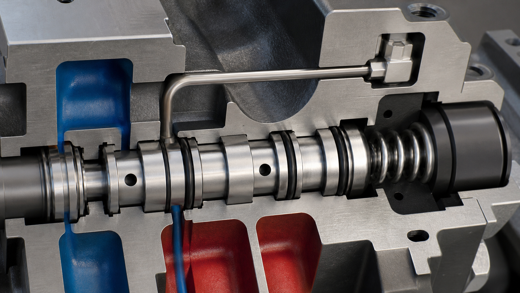 load sensing hydraulic valve technical detail