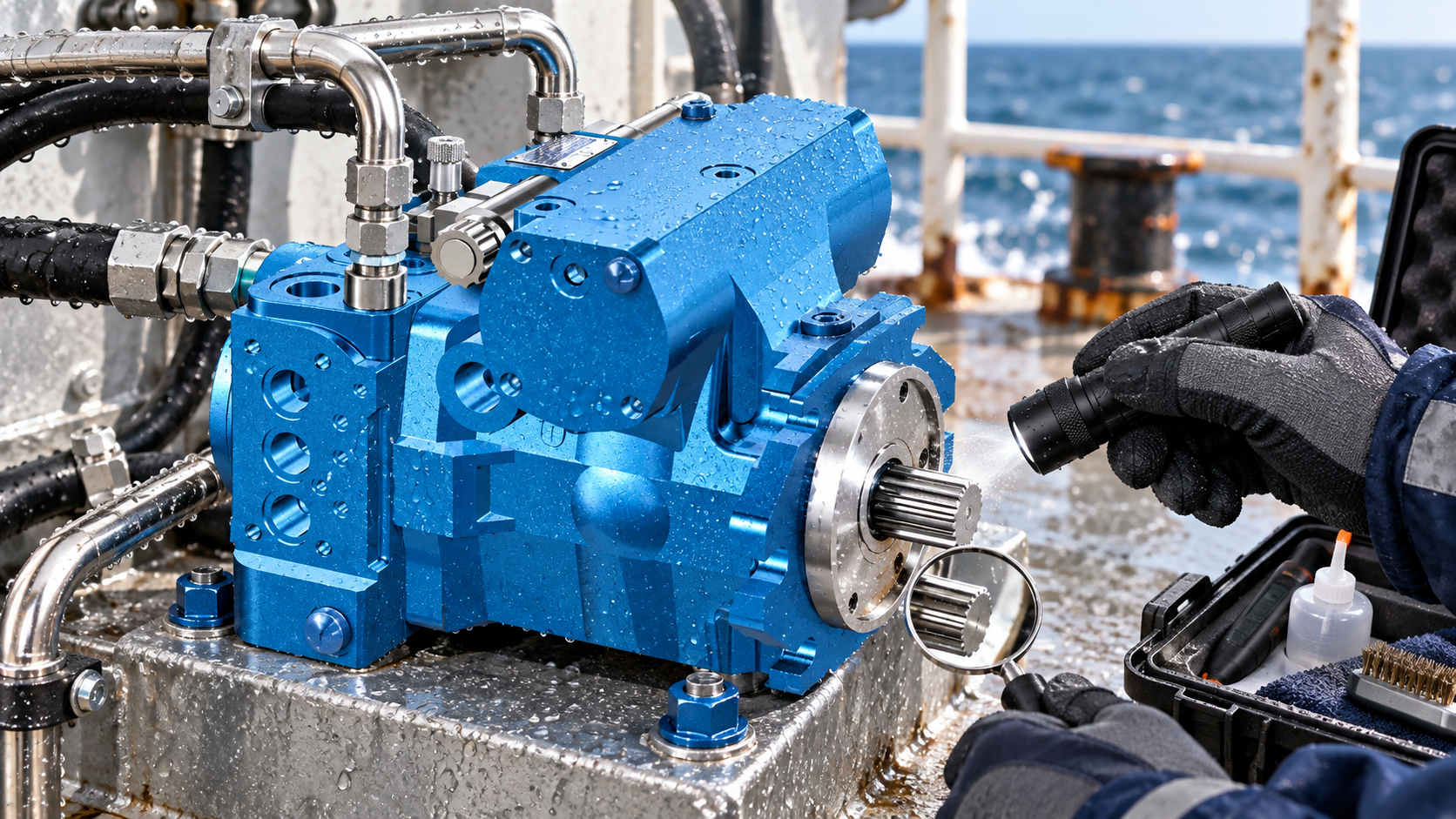 marine hydraulic pump selection product-based technical view