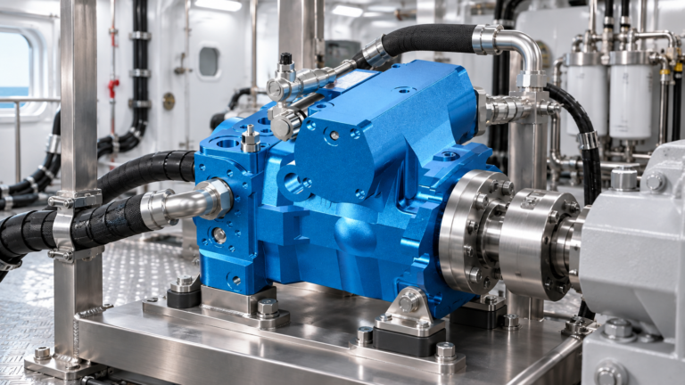 marine hydraulic pump selection Featured technical visual based on a Prance Hydraulic pump