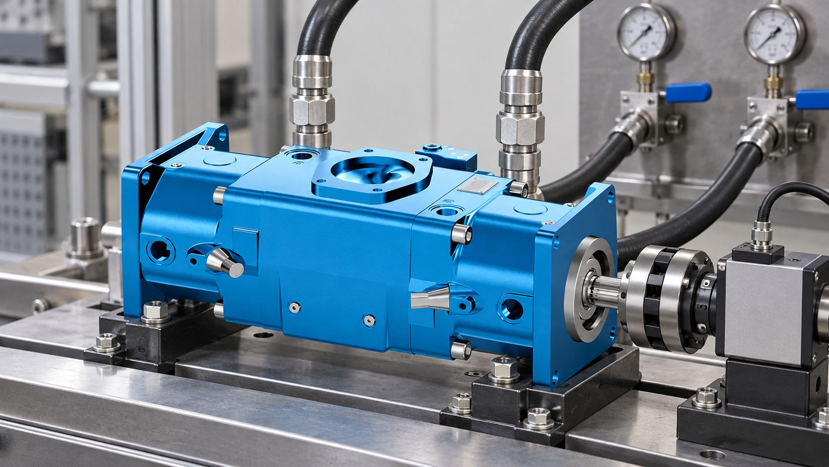 Inspection and measurement for multiple hydraulic pumps one drive