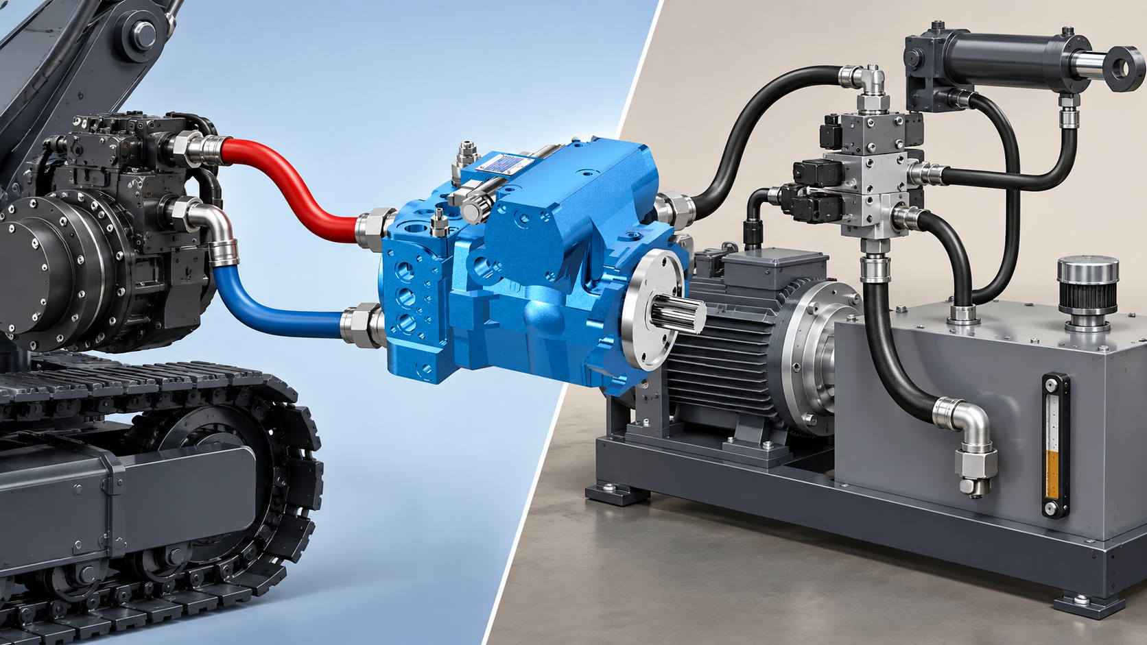 open circuit vs closed circuit hydraulic pump product-based technical view