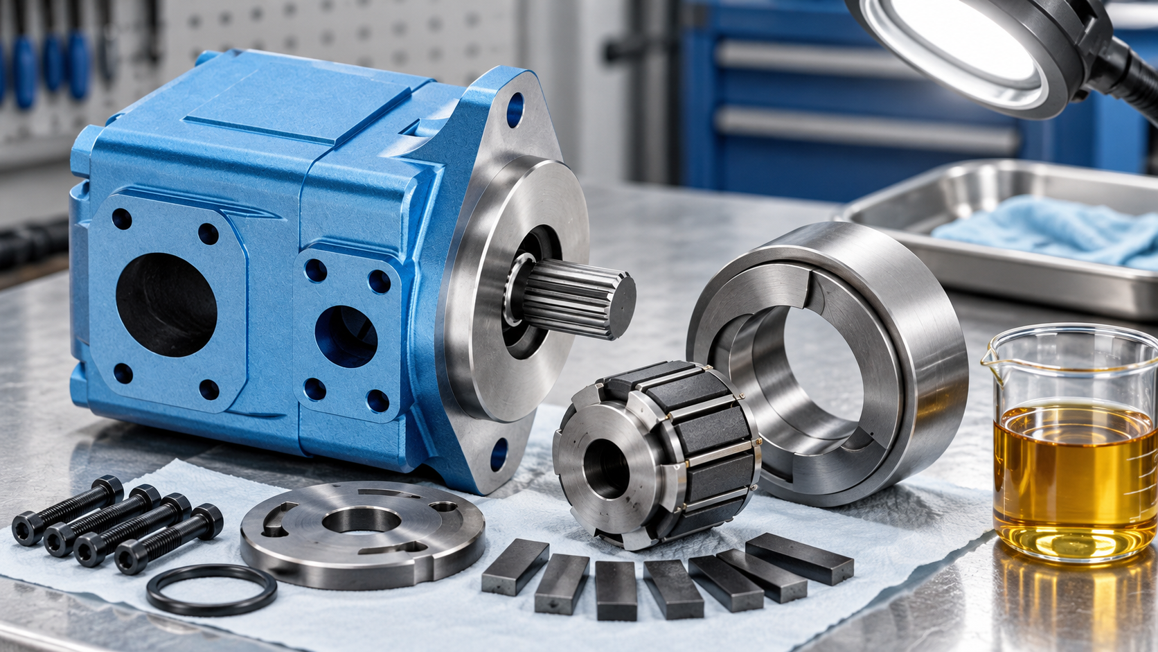 Inspection and measurement for vane pump cam ring wear