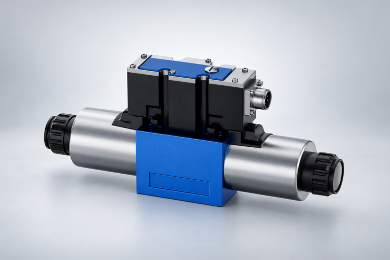 Reference-based 4WRAE proportional valve exterior illustration for component cleanliness review