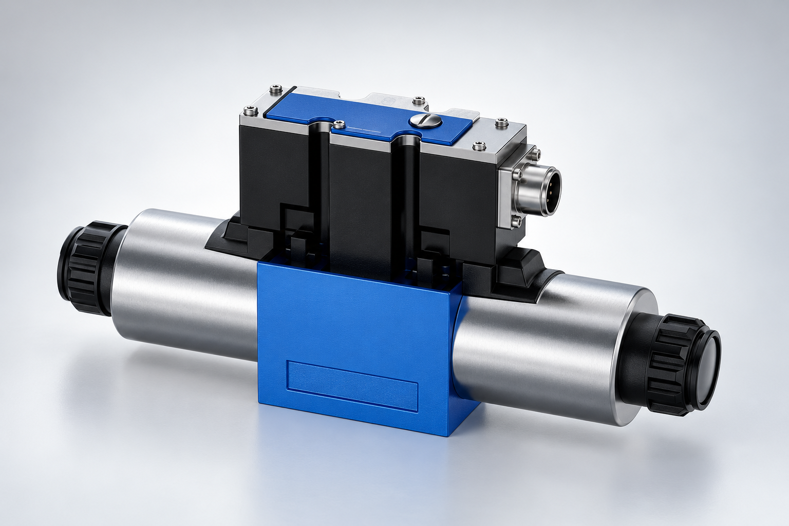 Reference-based 4WRAE proportional valve exterior illustration for component cleanliness review