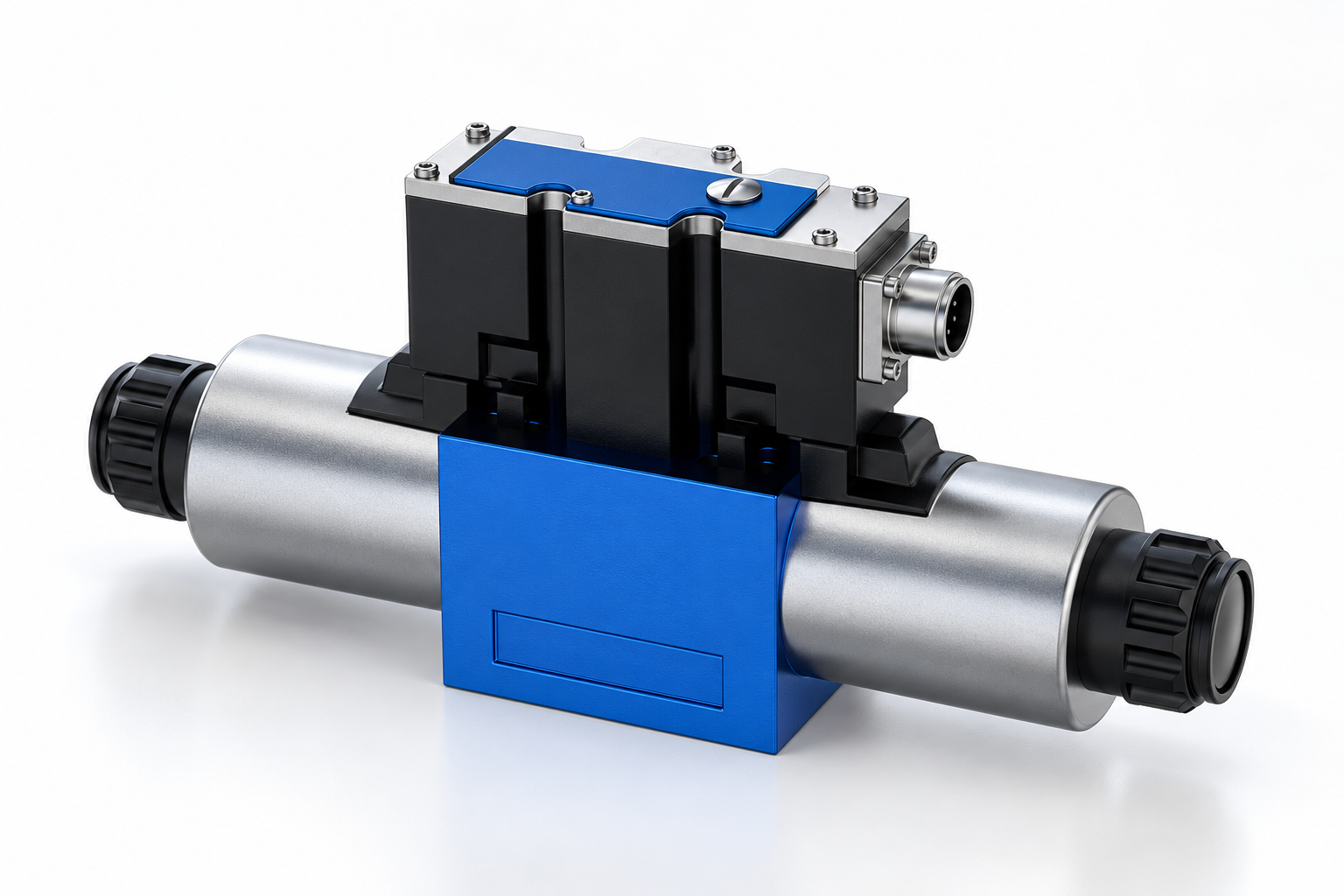 Reference-based 4WRAE proportional valve exterior illustration for component cleanliness review