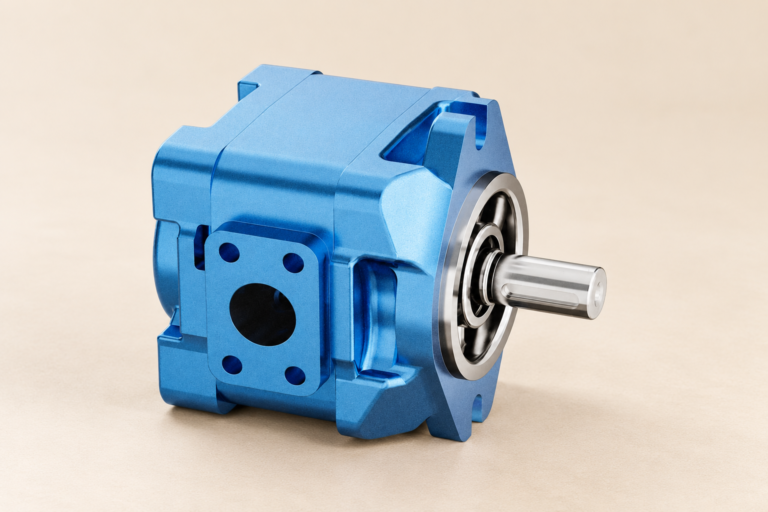 Internal Gear Pump HG for Plastic Injection Molding Machine featured exterior reference illustration