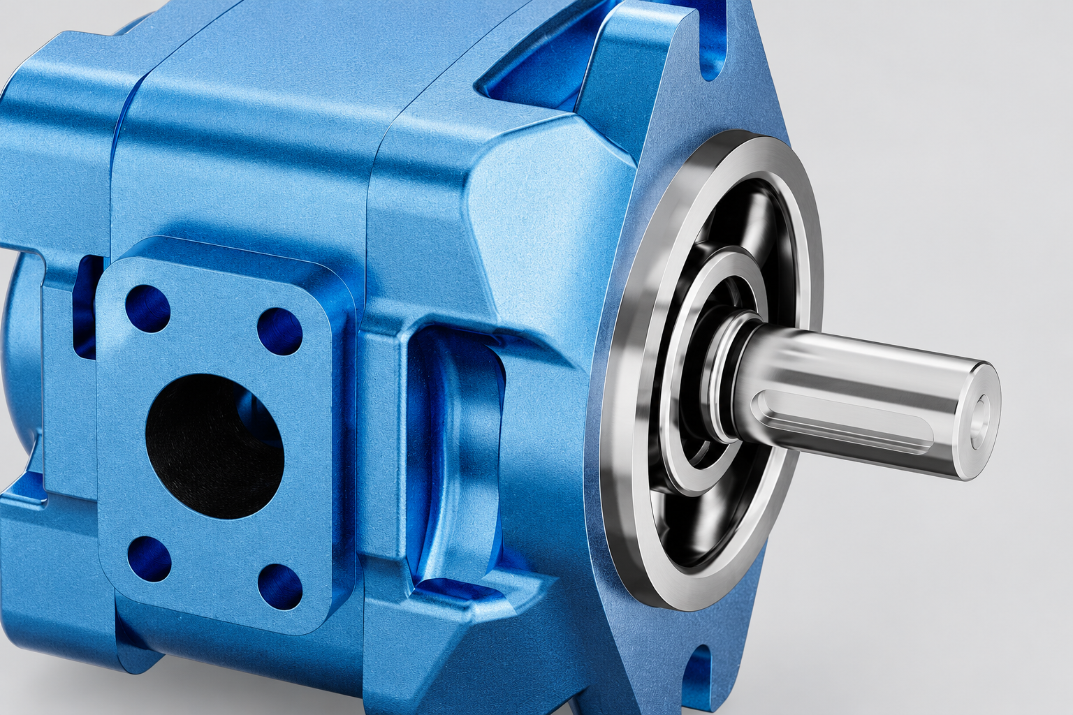 Internal Gear Pump HG for Plastic Injection Molding Machine interface exterior reference illustration