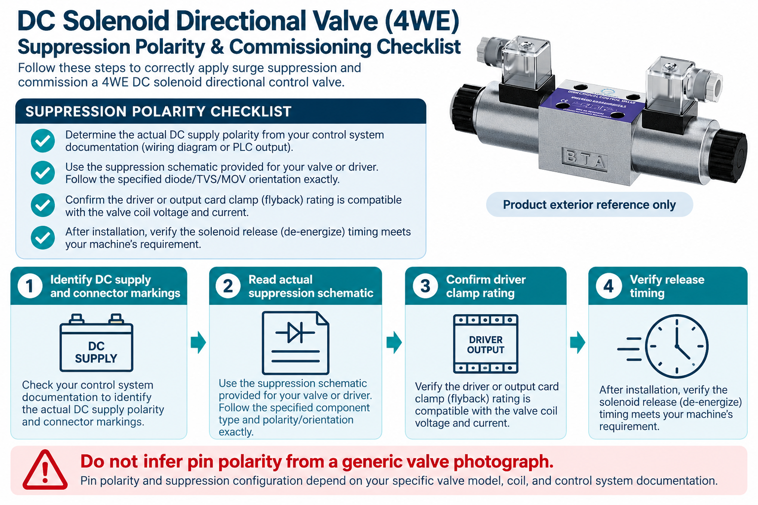 Suppression polarity and driver compatibility checks