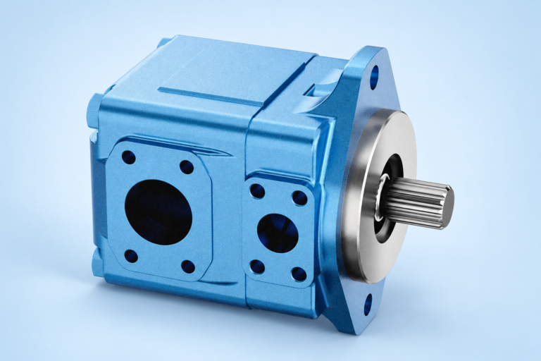 T6 vane pump exterior housing and ports for heat-load component identification