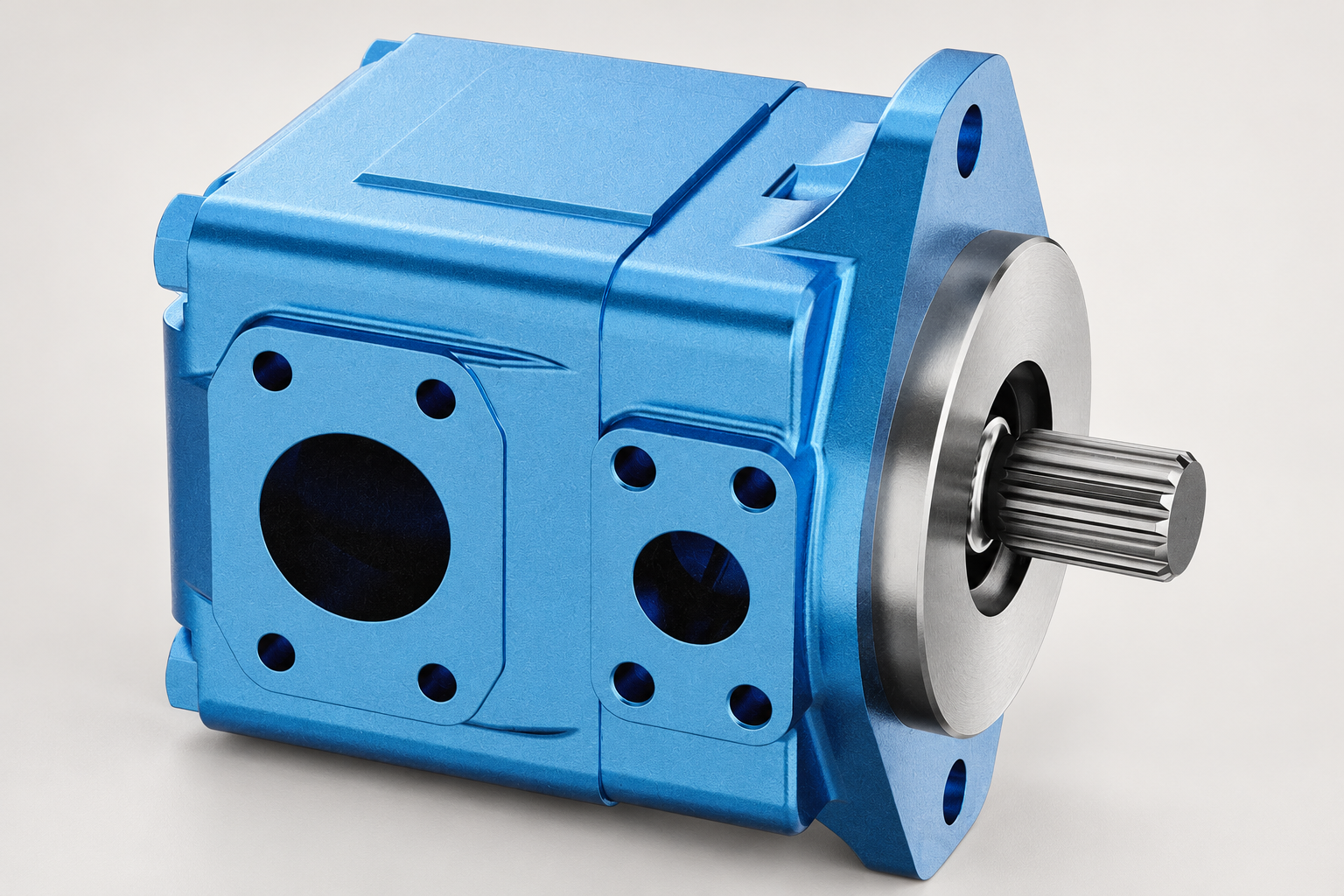 T6 vane pump exterior housing and ports for water-ingress investigation