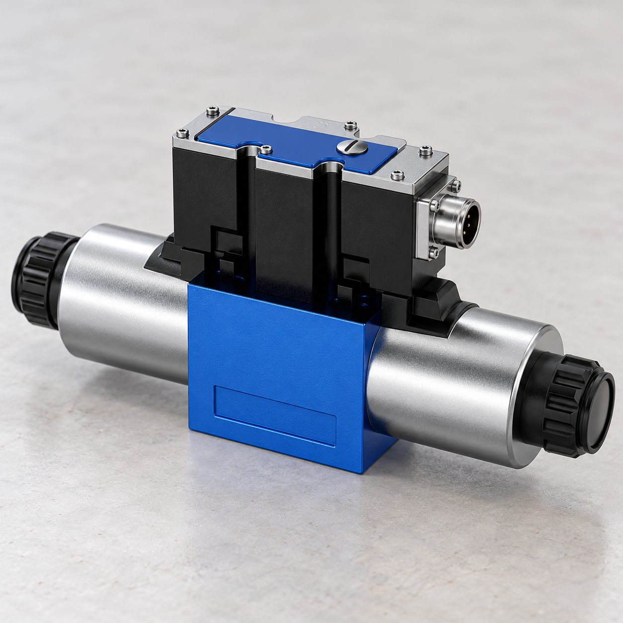 4WRAE proportional valve catalog view showing the housing and interface
