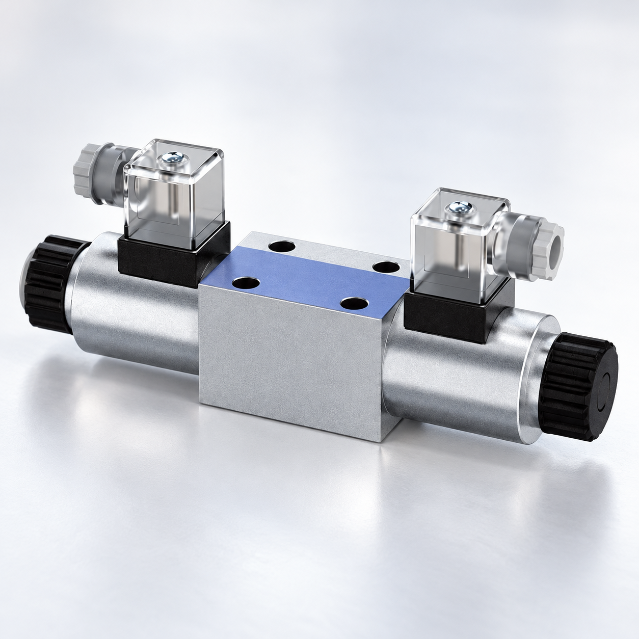 4WE directional valve catalog view showing the housing and interface