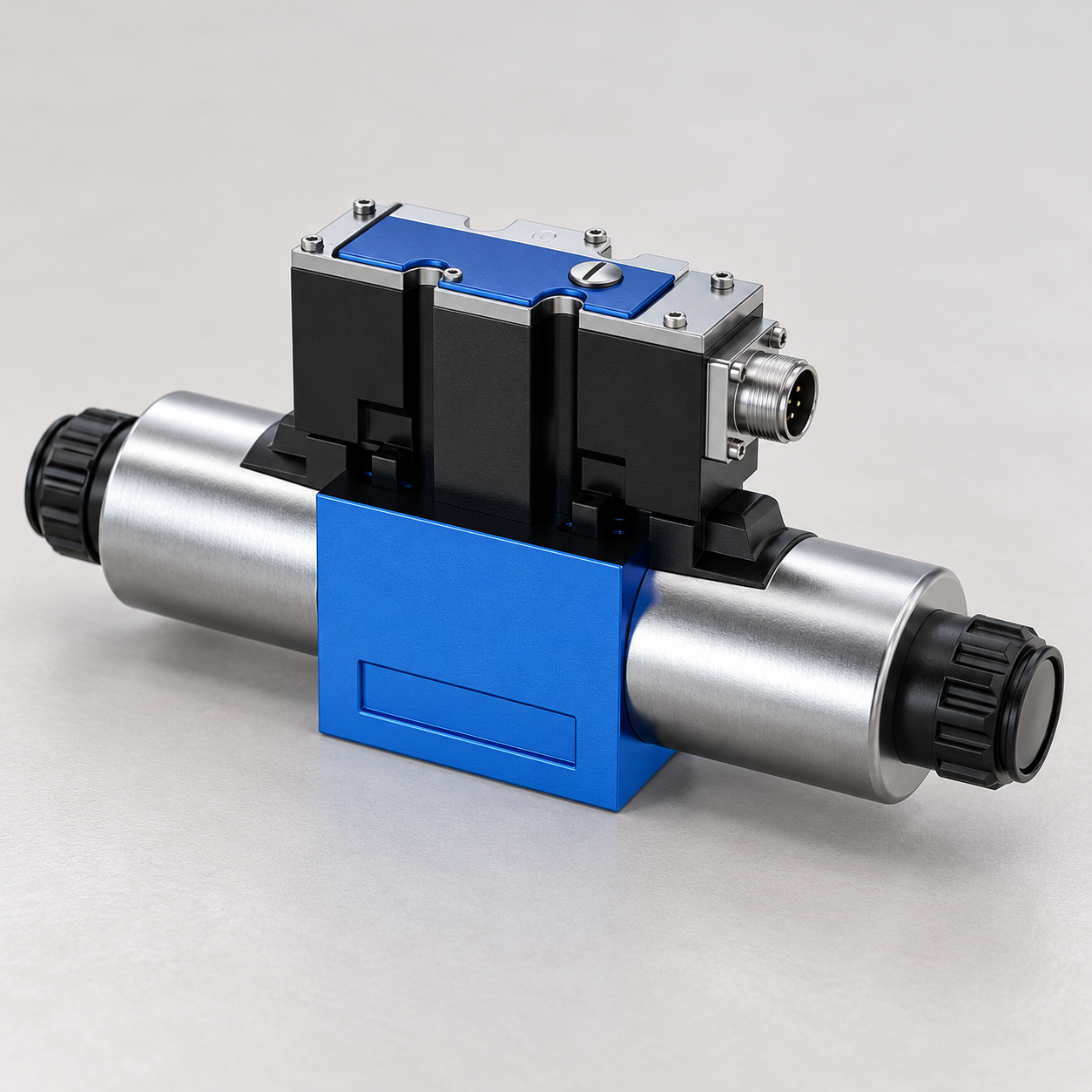 4WRAE proportional valve catalog view showing the housing and interface