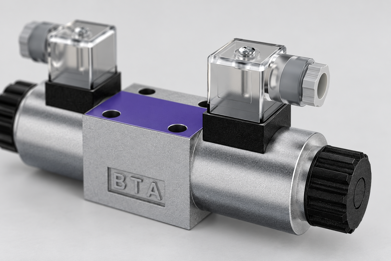 4WE directional valve catalog view showing the housing and interface