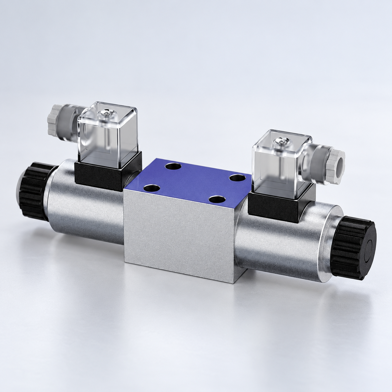 4WE directional valve catalog view showing the housing and interface