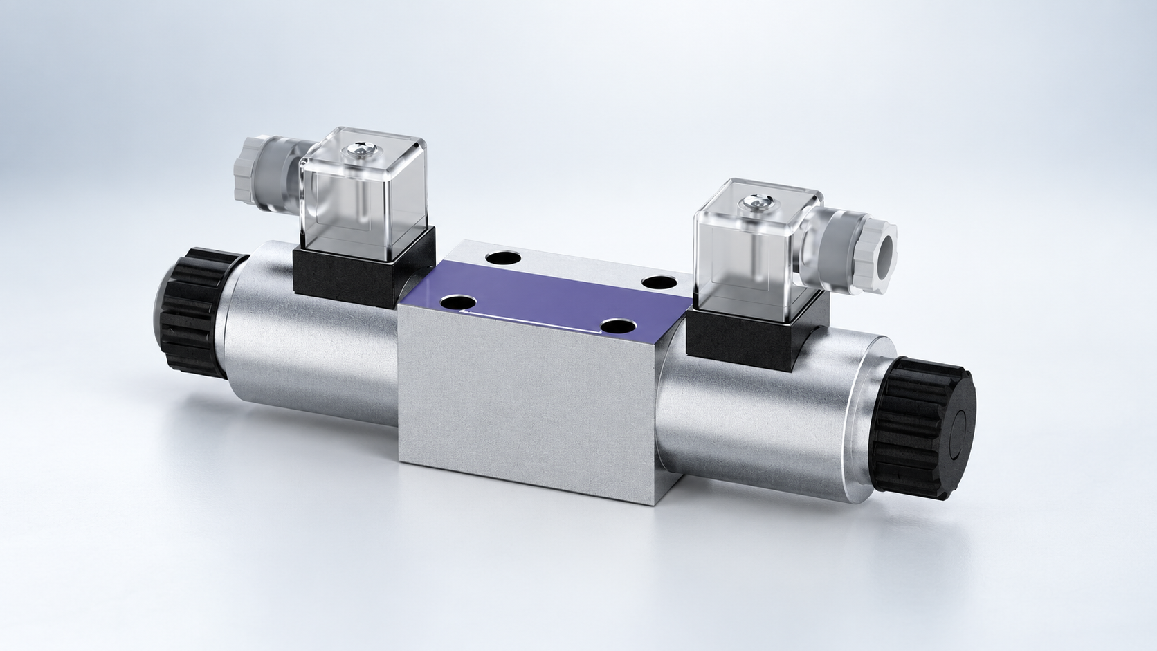 Reference-based 4WRAE proportional valve featured exterior, unconnected illustration