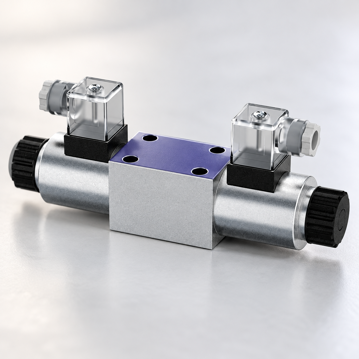 4WE directional valve catalog view showing the housing and interface