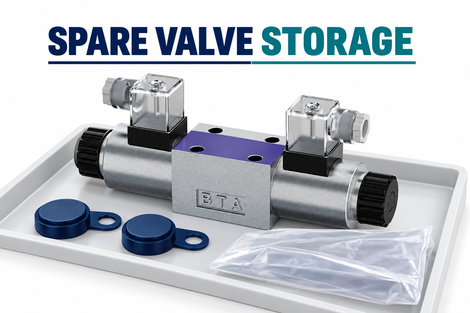Reference directional valve stored as a protected spare
